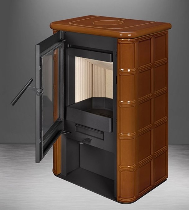 ROMOTOP SIENA N 01 kachľové pece 2,9-7,5kW, hnedá srnčia