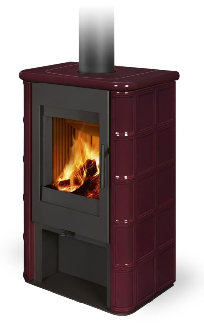 ROMOTOP SIENA N 02 kachľové pece 2,9-7,5kW, červená šarlátová