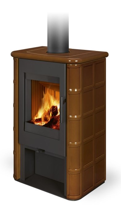 ROMOTOP SIENA N 02 kachľové pece 2,9-7,5kW, hnedá srnčia