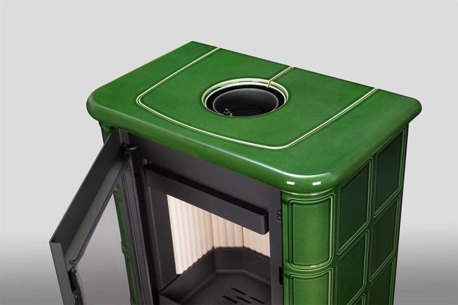 ROMOTOP SIENA N 02 kachľové pece 2,9-7,5kW, zelená šumavská