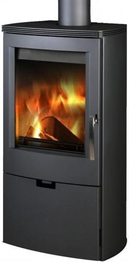THORMA FALUN II krbové kachle 8kW, čierna