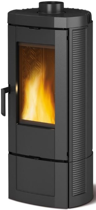 NORDICA CANDY 4.0 krbové kachle 3-9kW, čierny smalt