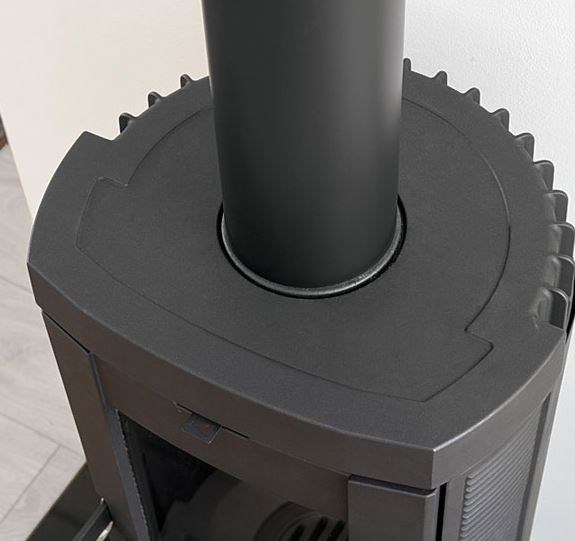 NORDICA CANDY 4.0 krbové kachle 3-9kW, čierny smalt