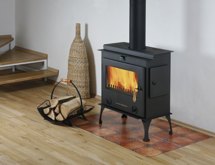 HAAS+SOHN ASCIM II krbová stavebnica s vložkou Malvik IV 2,4-7,5kW, hnedá/betón