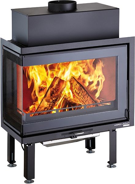 HAAS+SOHN SKARA krbová vložka 3-7kW, rohová, ľavá, čierna