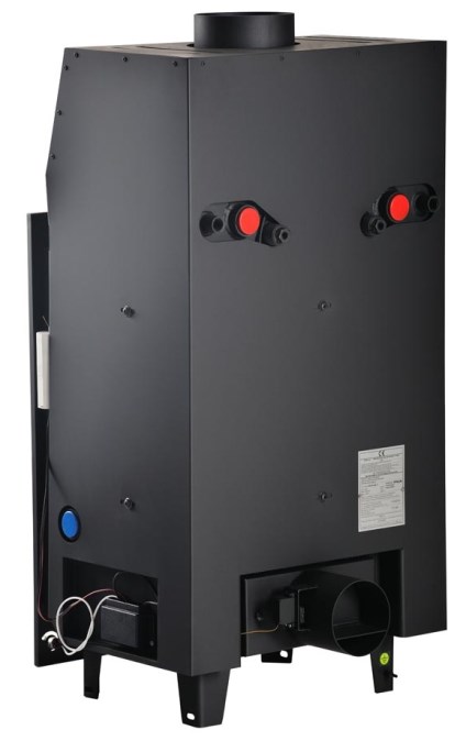 HS FLAMINGO AQUAFLAM PRIZMAT 17 krbová vložka 17kW, s výmenníkom, manuálna regulácia, čierna