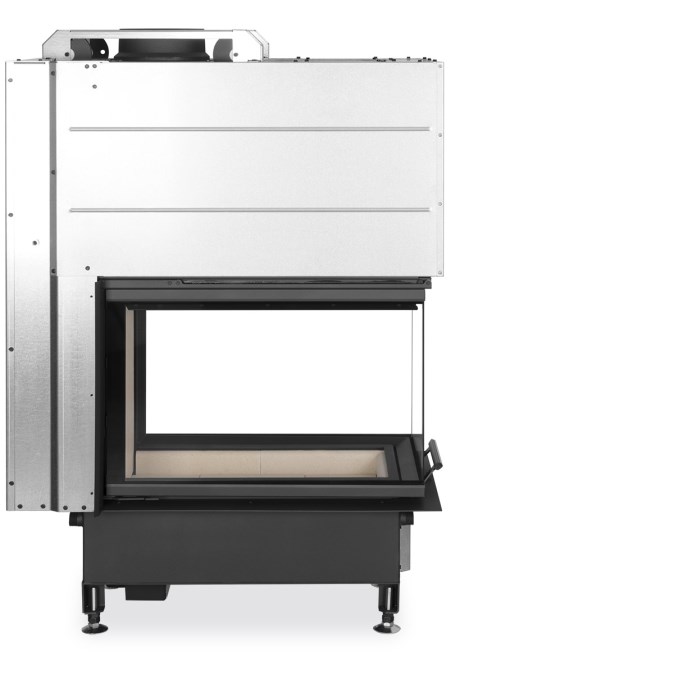 ROMOTOP HEAT U 3G L 50.52.70.21 krbová vložka 4-10,4kW, trojstranné sklo, čierna
