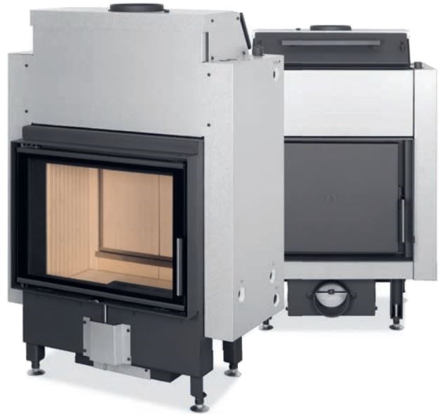 ROMOTOP DYNAMIC WB 2G 66.50.01P krbová vložka 6,0-15,6kW, s výmenníkom, čierna
