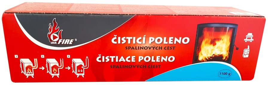 HELFARE čistiace poleno 1100g, na čistenie spalinových ciest