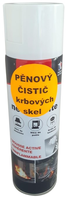HELFARE penový čistič krbových skiel a grilov 400ml