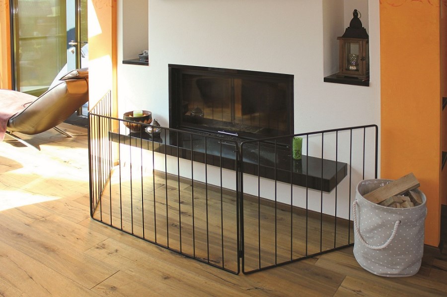 LIENBACHER bezpečnostné zábrana 1120x840x740mm, trojdielna, čierna