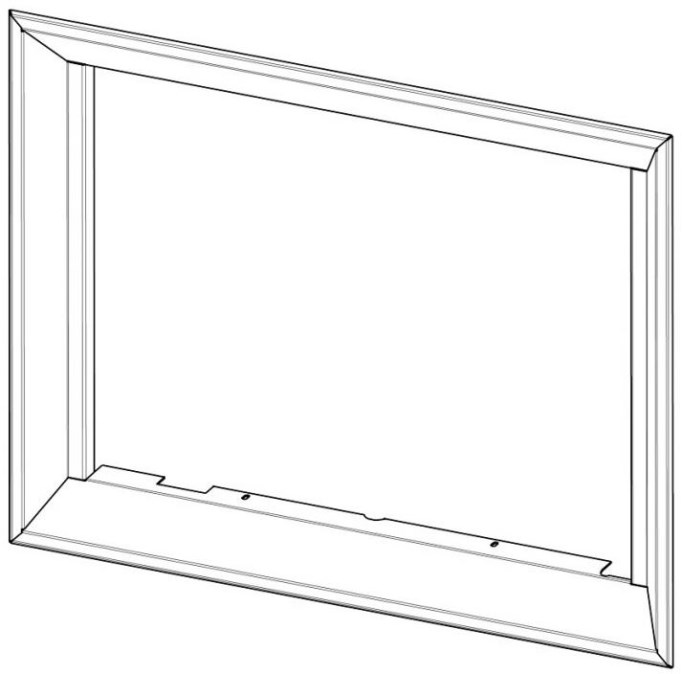 ROMOTOP rámik 787x89x627mm, krycie, polohluboký