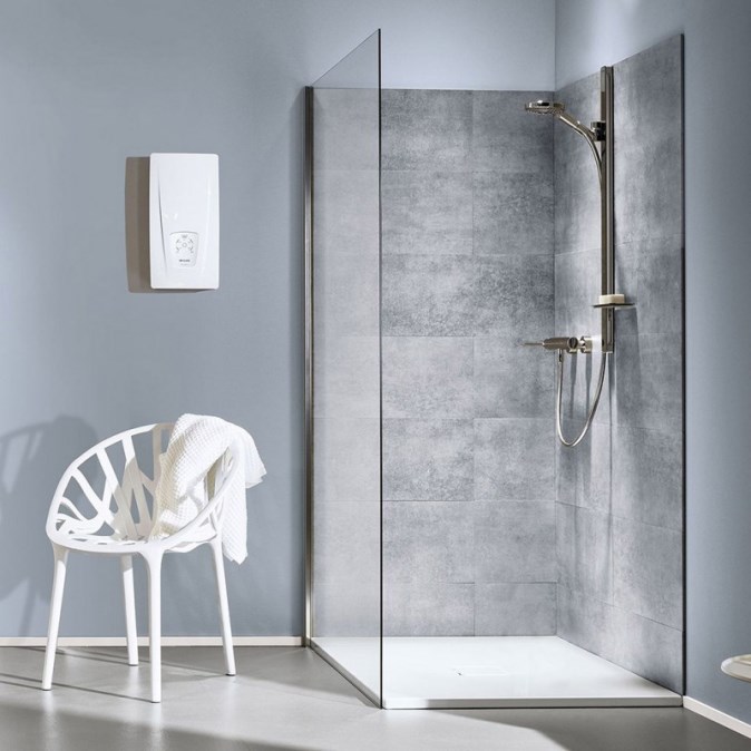 CLAGE DCX NEXT ELECTRONICS MPS prietokový ohrievač 18/27 kW, 400 V, elektrický, nad umývadlo, plast