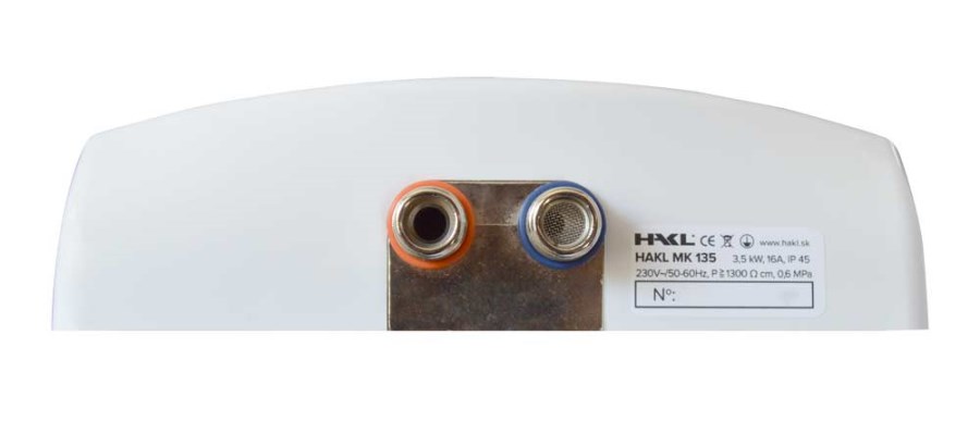 HAKL MK2 prietokový ohrievač 11 kW, nad odberné miesto, plast