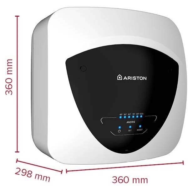 ARISTON ANDRIS ELITE 10U PL EU zásobníkový ohrievač 10 l, elektrický, pod umývadlo, smalt