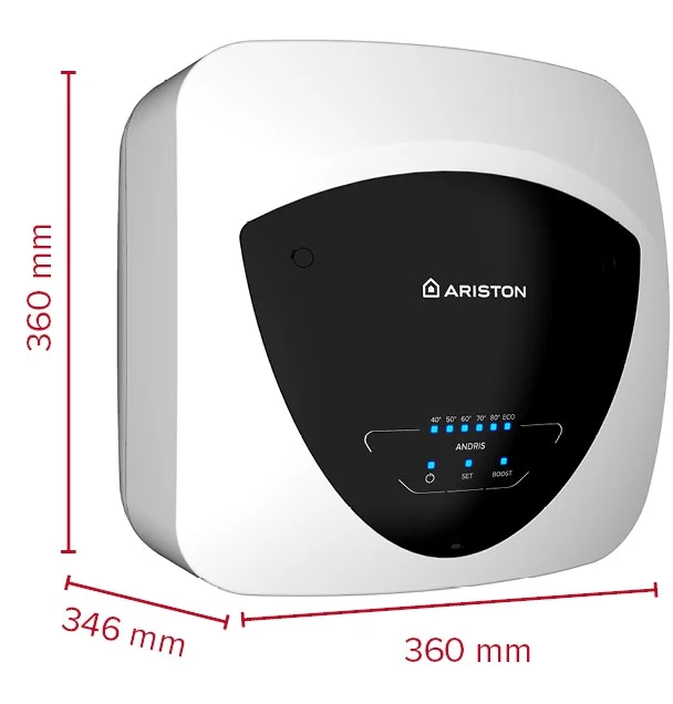 ARISTON ANDRIS ELITE 15 PL EU zásobníkový ohrievač 15 l, elektrický, nad umývadlo, smalt