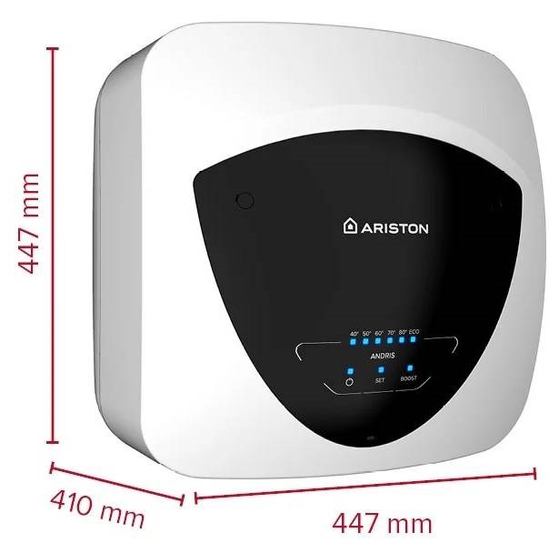 ARISTON ANDRIS ELITE 30 PL EU zásobníkový ohrievač 30 l, elektrický, nad umývadlo, smalt