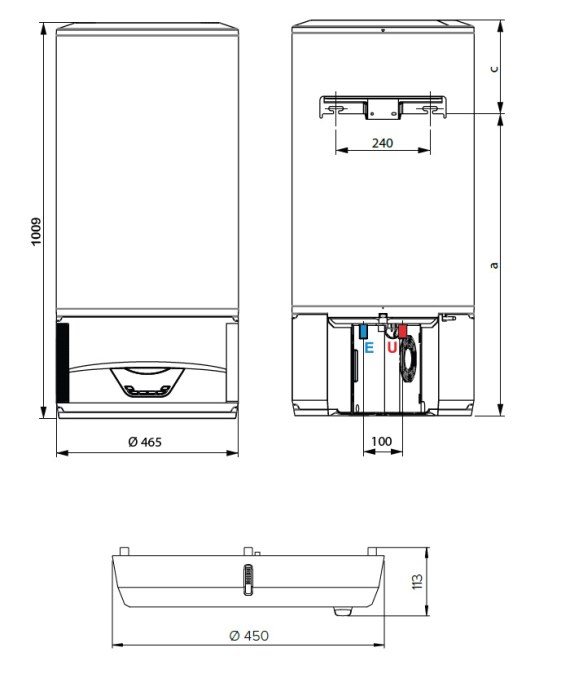 ARISTON LYDOS HYBRID 80 WiFi zásobníkový ohrievač s funkciou TČ 1,2 kW, 80 l, elektrický, závesný, smalt