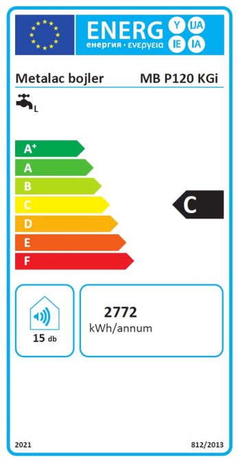 METALAC CERAMIC MB P120 KGI zásobníkový ohrievač 120 l, elektrický, závesný, nerez