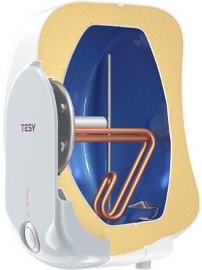 TESY BILIGHT COMPACT GCA15 zásobníkový ohrievač 2 kW, elektrický, nad umývadlo, smalt