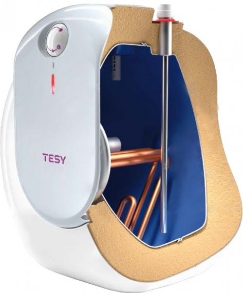 TESY BILIGHT COMPACT GCU15 zásobníkový ohrievač 15 l, elektrický, pod umývadlo, smalt