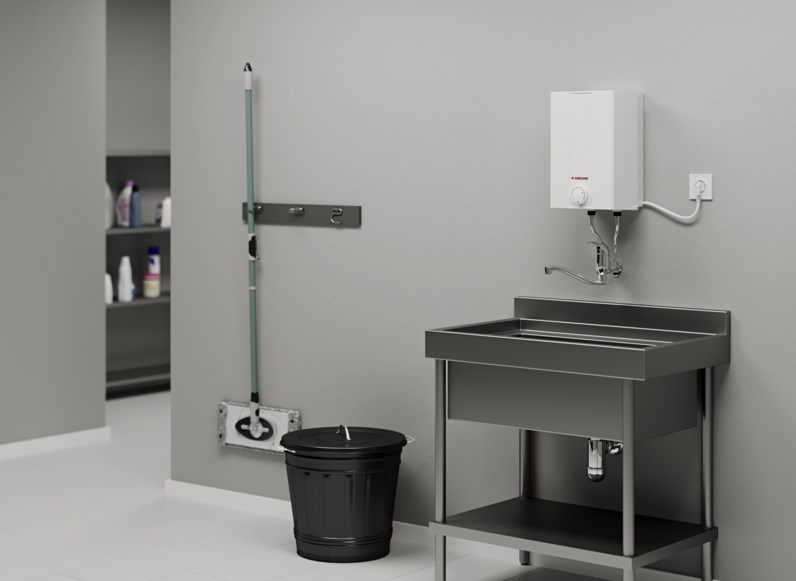 STIEBEL ELTRON ESH 5 O-N TREND zásobníkový ohrievač 5 l, beztlakový, závesný, nad odberné miesto, plast