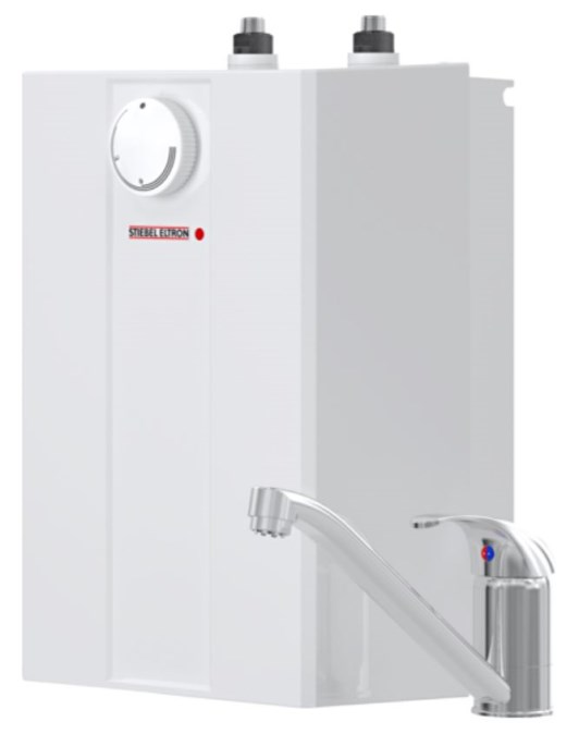 STIEBEL ELTRON ESH 5 U-N TREND +A zásobníkový ohrievač 5 l, beztlakový, závesný, pod odberné miesto, s umývadlovou batériou, plast