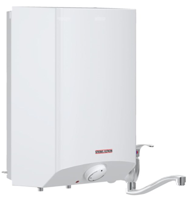STIEBEL ELTRON ESH 10 O-N TREND +A zásobníkový ohrievač 10 l, beztlakový, závesný, nad odberné miesto, s umývadlovou batériou, plast