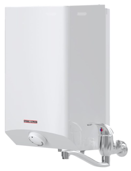 STIEBEL ELTRON ESH 10 O-N TREND +A zásobníkový ohrievač 10 l, beztlakový, závesný, nad odberné miesto, s umývadlovou batériou, plast