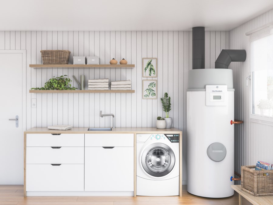 DE DIETRICH ELENSIO 250 HK404 zásobníkový ohrievač s funkciou TČ 1,8 kW, 251 l, elektrický, stacionárny, smalt