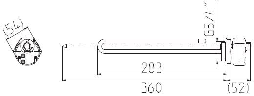 STIEBEL ELTRON HP-SB 2/040 vykurovacie teleso 2kW, 230V, pre SB-VTH a SB-VTS