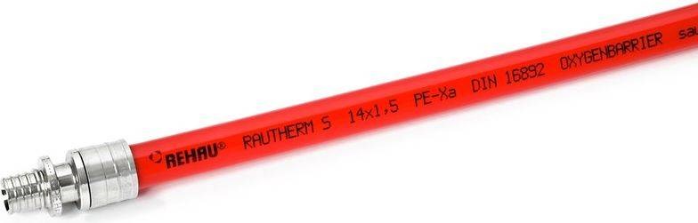 REHAU RAUTHERM S rúrka 32x2,9mm, 5m, kúrenie, v tyčiach, polyetylén, červená (cena za 1 m)