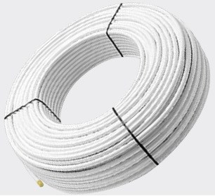 WAVIN K-PRESS rúrka 20×2,25mm, 100m, v kolese, PE-XC/AI/PE-HD, biela (cena za 1 m)