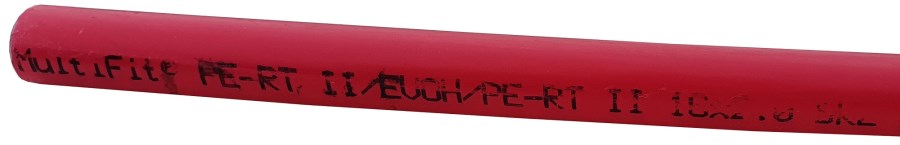 SANHA MULTIFIT-PE-RT 23500 systémová rúra 16x2, v kotúčí 400m, pre podlahové kúrenie, červená (cena za 1 m)