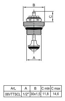CONCEPT termostatický ventil 1/2"