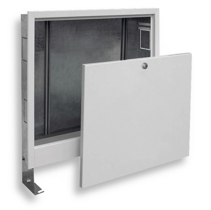 NOVASERVIS SZP-5 skriňa rozdeľovača 975x110x575mm, podomietková, lakovaná oceľ, biela