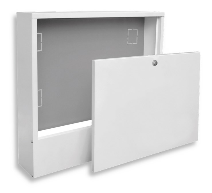 NOVASERVIS SZN-5 skriňa rozdeľovača 1010x120x580mm, nástenná, kov, biela