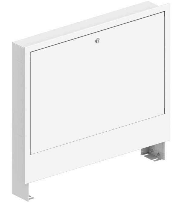 UPONOR VARIO C IW skriňa pre rozdeľovač 680x649x110mm, podomietková, nízka, oceľ, biela