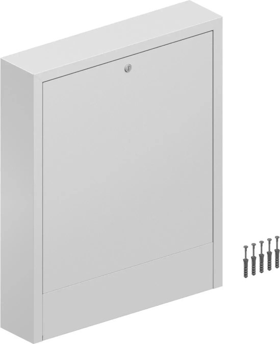 UPONOR VARIO OW skriňa pre rozdeľovač 600x135x730mm, na omietku, biela