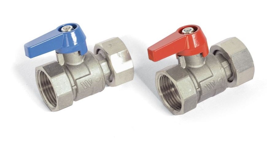 GABOTHERM 1.2.3. GT-AVR uzatvárací kohút 1", vnútorný závit, poniklovaný (pár)
