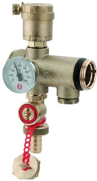 GIACOMINI R554D zostava pre R553 1", s voľným otvorom pre sondu
