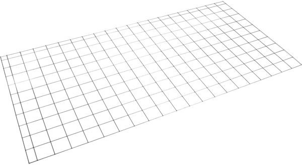 REHAU RM 100 systém kari siete 2050x1050mm, oceľový drôt