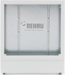 REHAU UP950 skriňa pre rozdeľovač 950x705-885x110-160, pod omietku, oceľ, biela