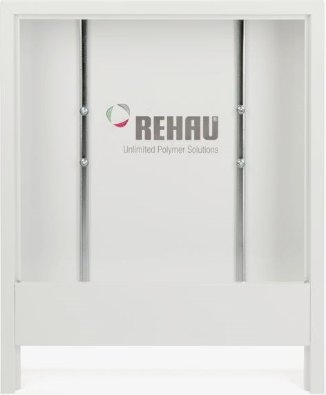 REHAU AP1005 skriňa pre rozdeľovač 1005x130x730mm, na omietku, oceľ, biela