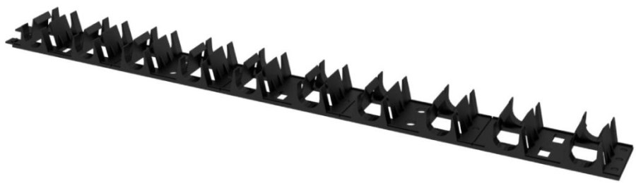 Fixačný pás 16-18mm, samolepiaci, plast, čierna