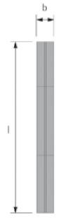 UPONOR SICCUS lamela 1180x120mm, teplosmenná, AL