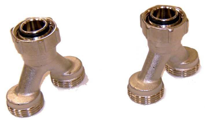 UPONOR FLUVIA Y rozdvojka zverného šróbenia 2x3/4"x3/4"E (sada)
