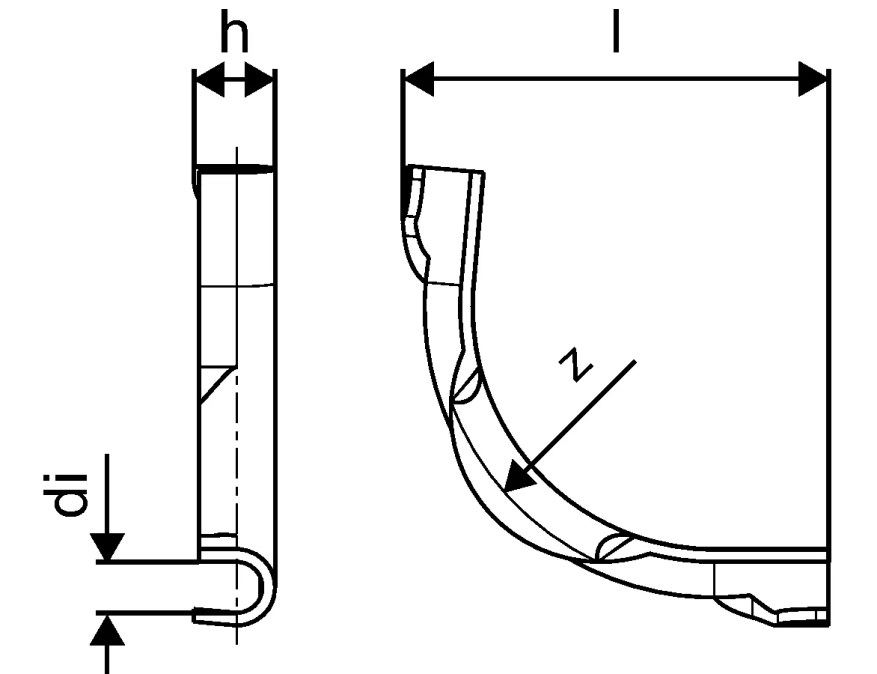 UPONOR MULTI vodiaci oblúk 28mm, plast