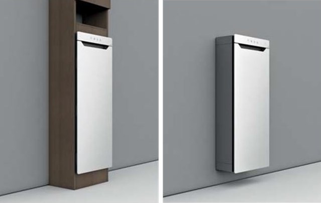 ZEHNDER ZENIA vykurovací modul 1000x450mm, so sálavými sklenenými dvierkami, závesy vpravo, biela