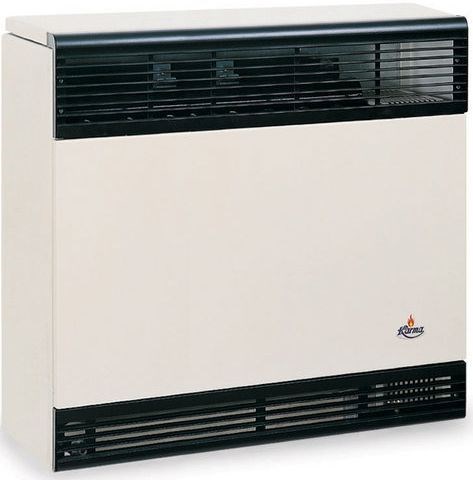 KARMA BETA 4 ELECTRONIC 01 plynový ohrievač 3,9kW, odpruženie, spínacie hodiny, kanalizácia, slonovina